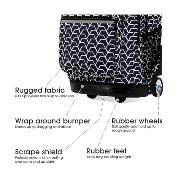 J World New York Sundance Mochila con ruedas para_4