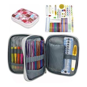 Katech Kit de ganchos de ganchillo con estuche juego de_1
