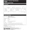 Moen YB6469 Belfield Globo de repuesto para iluminación_3