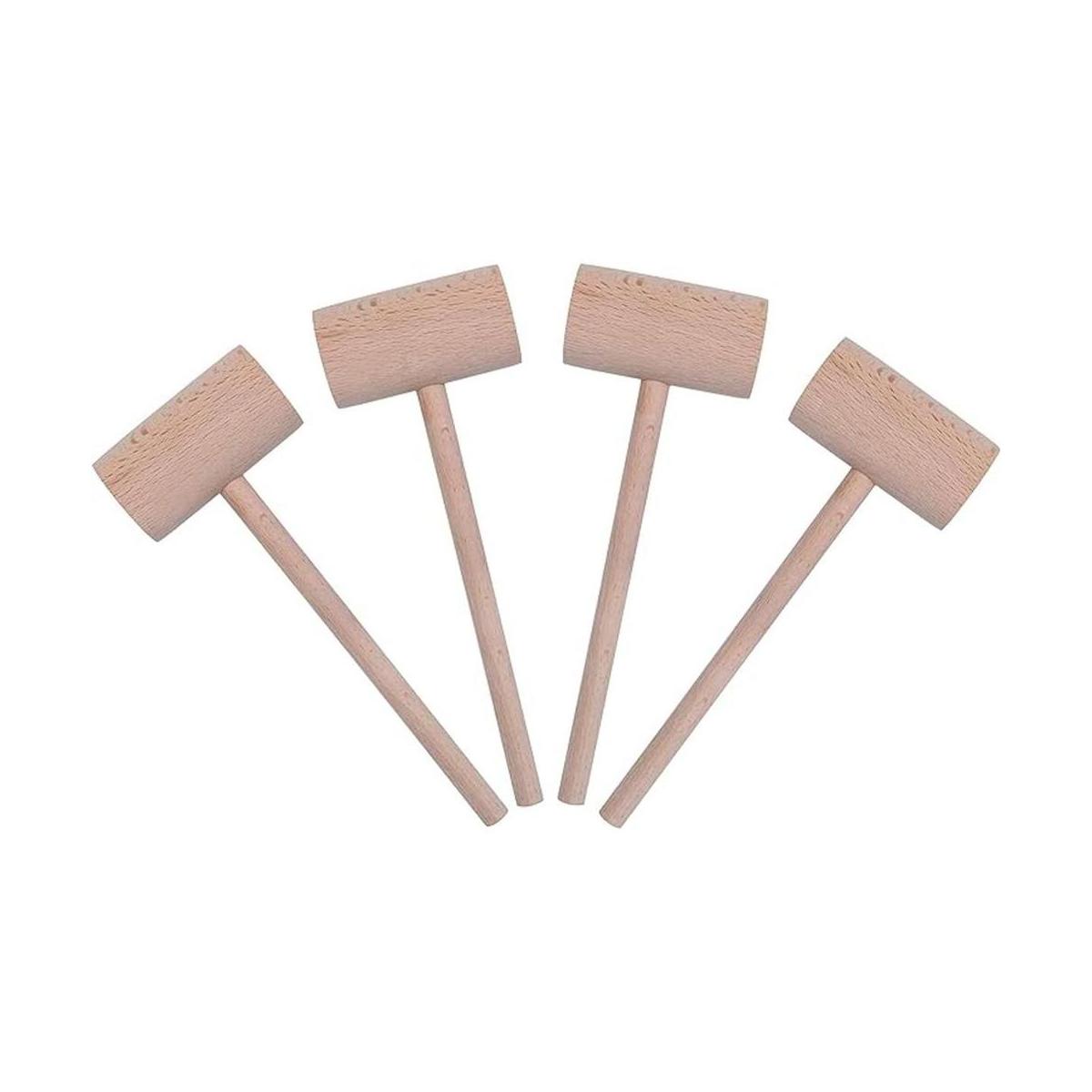 4 mazos de madera de cangrejo o langosta