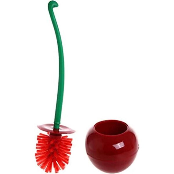 Cepillo de inodoro creativo con soporte y mango largo_1