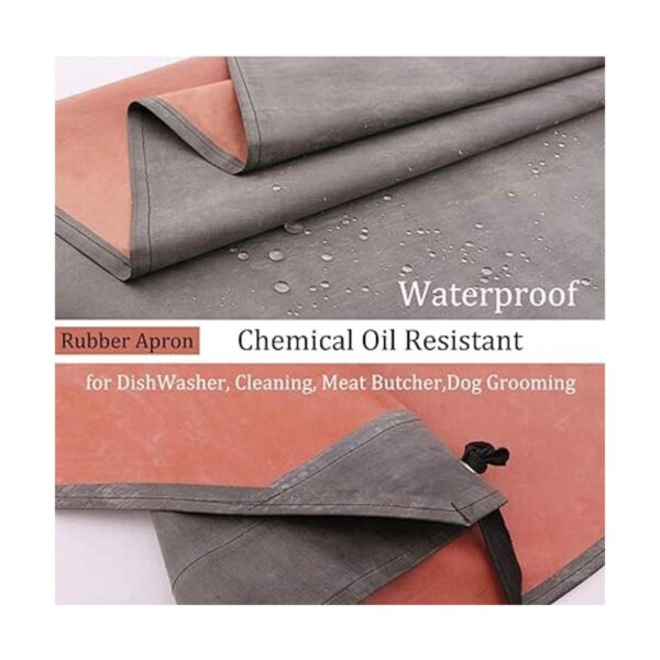 Delantal de goma impermeable delantales resistentes al_4