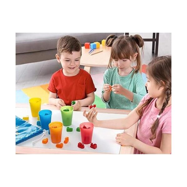 Juego de trenes y tazas de conteo coloridos Divertidos_5