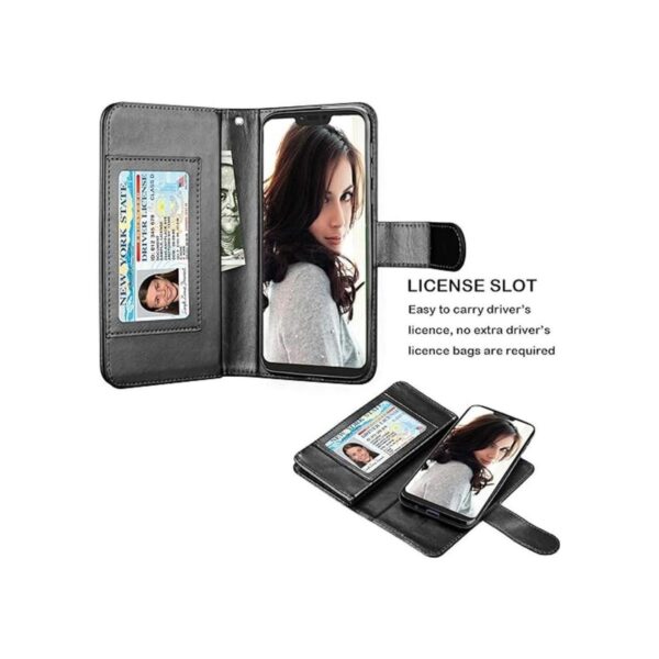 Njjex Funda tipo cartera para Moto G7 Power para Motorola_3