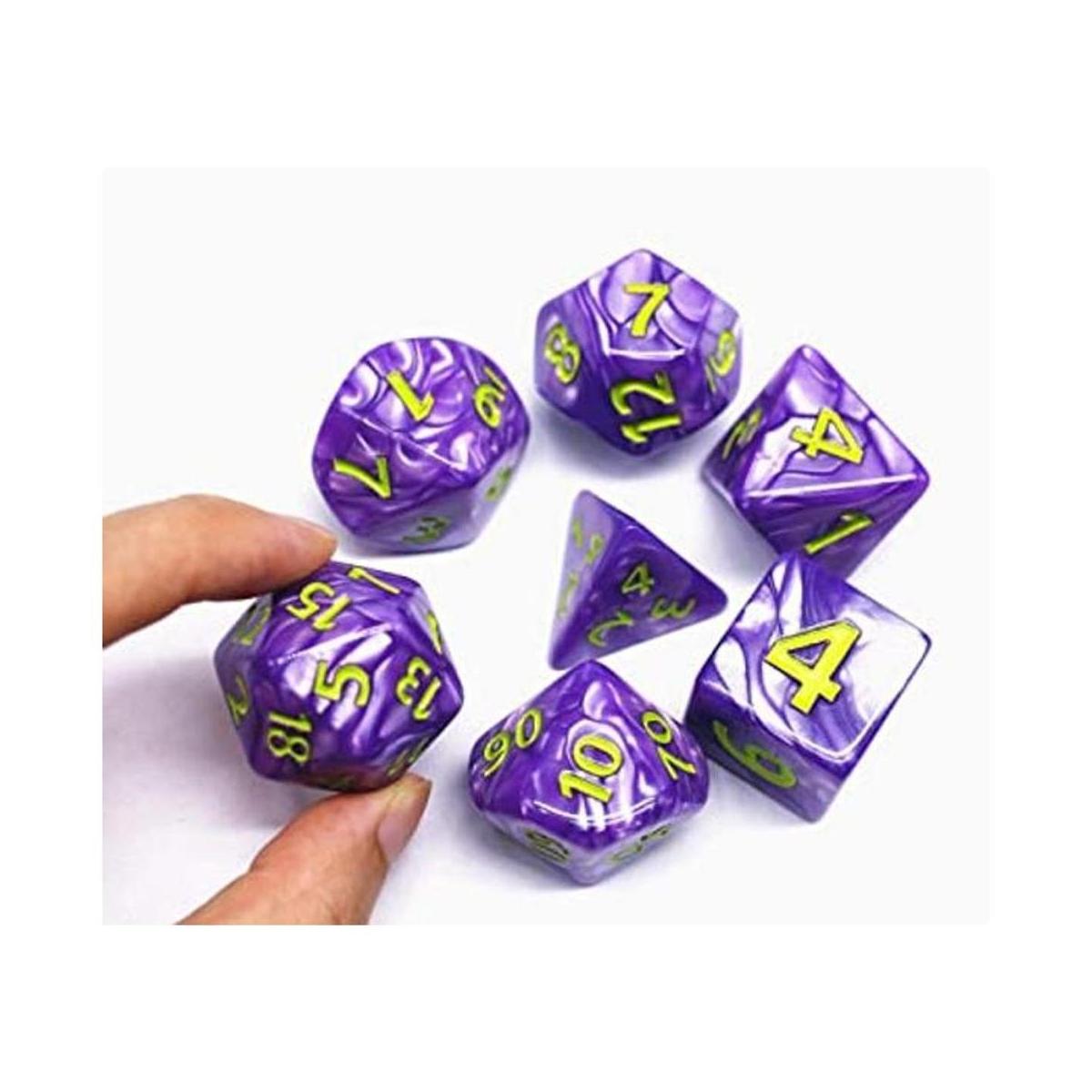 Dice DND Juego de dados poliédricos de 0.984 in para