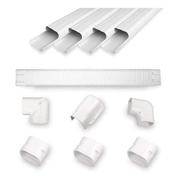 MOOITEK Kit de cubierta de línea decorativa de PVC de 4