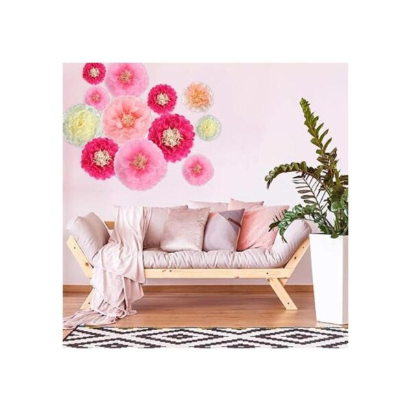Gejoy 20 piezas de papel de seda de flores de crisanto_5
