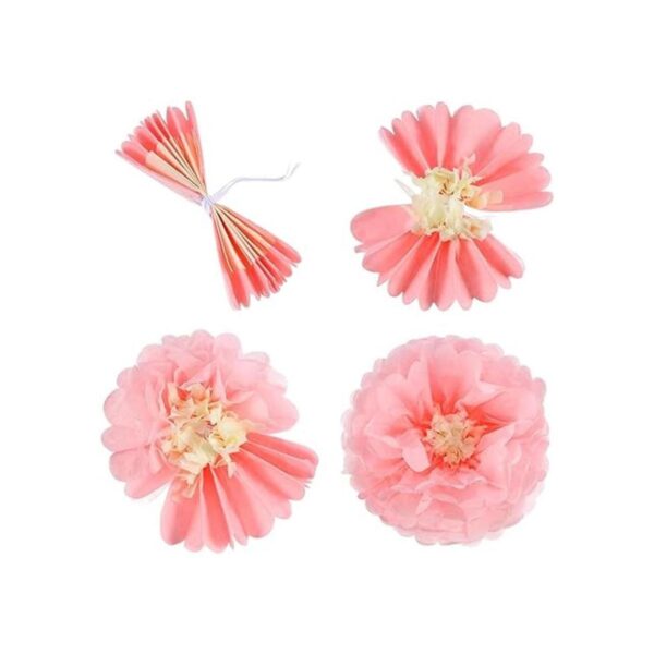 Gejoy 20 piezas de papel de seda de flores de crisanto_3