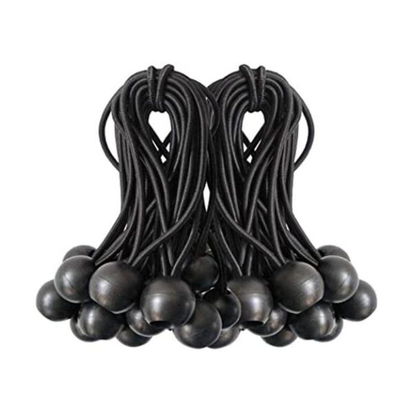 Cordones elásticas de bola 50 paquetes 4 pulgadas color_1