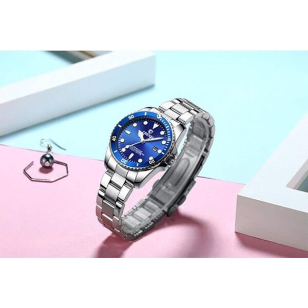 Reloj clásico de acero inoxidable dorado para él y ella