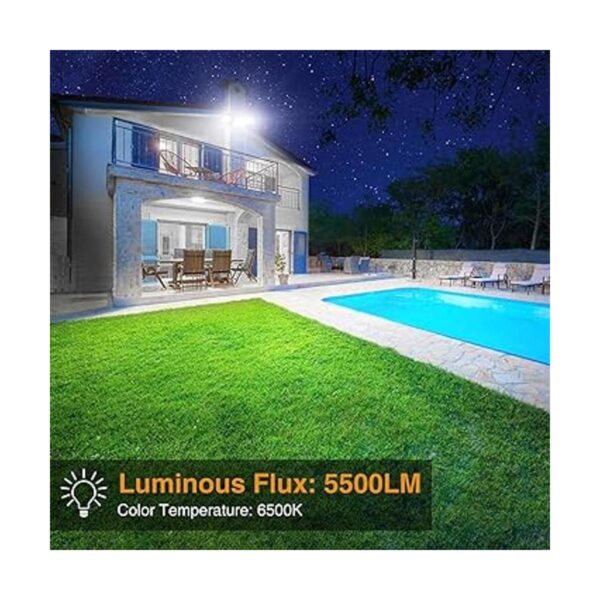 Onforu Luz de seguridad LED de 50 W 5000 lm luz de_2