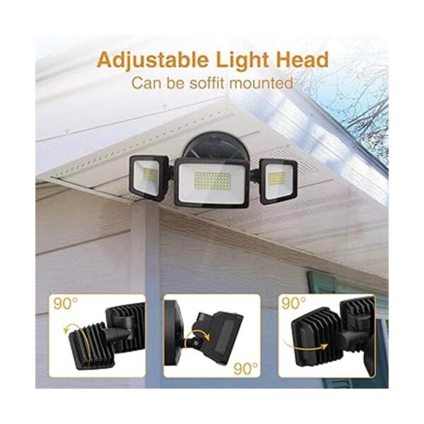 Onforu Luz de seguridad LED de 50 W 5000 lm luz de_3