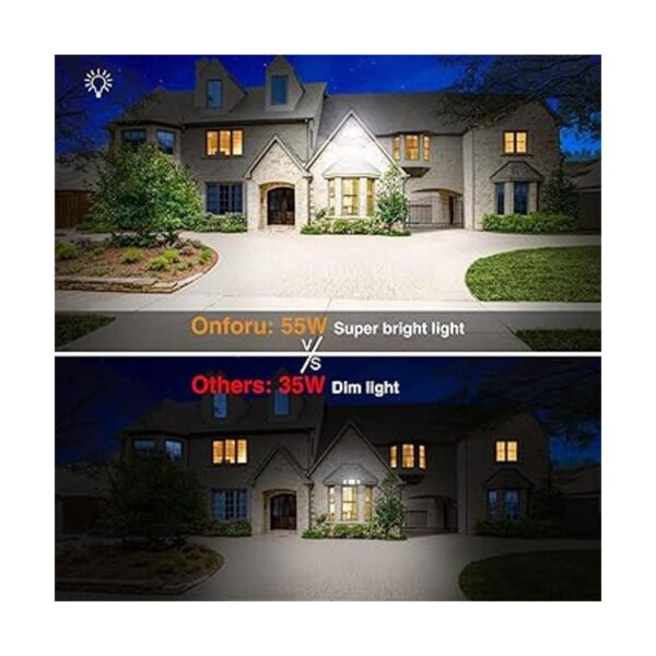 Onforu Luz de seguridad LED de 50 W 5000 lm luz de_5