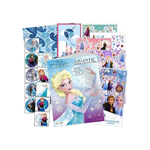 Disney Frozen Juego de libros para colorear con_1