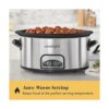 Crockpot Olla de cocción lenta de 6 cuartos con ajuste de_3