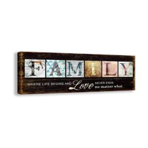 Kas Home lienzo arte de pared frase inspiradora arte_1