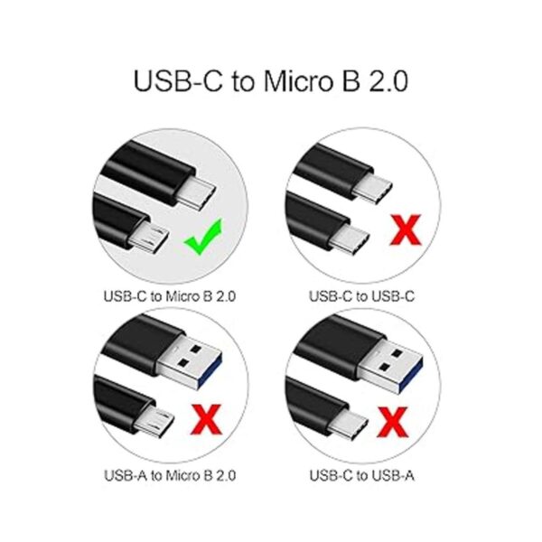 CBUS Cable micro USB a USBC de 5.9 ft compatible con_2