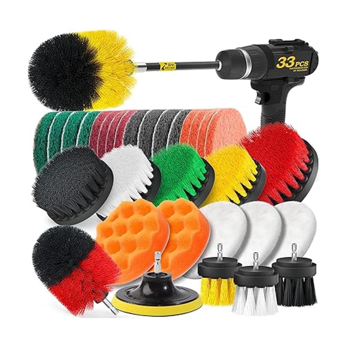 Holikme Juego de 33 piezas de accesorios de cepillo de