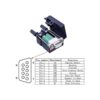 Anmbest 2 piezas DB9 sin soldadura RS232 DSUB Serial a 9_4