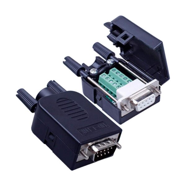 Anmbest 2 piezas DB9 sin soldadura RS232 DSUB Serial a 9_1