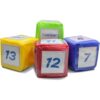 Eamay Juego de dados de espuma suave juego de 4 cubos de