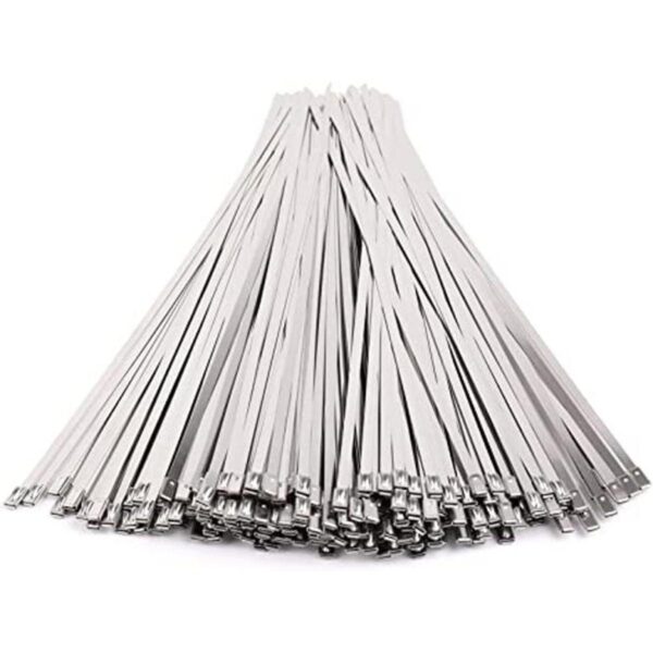 Kingrol 200 bridas de acero inoxidable autobloqueables con