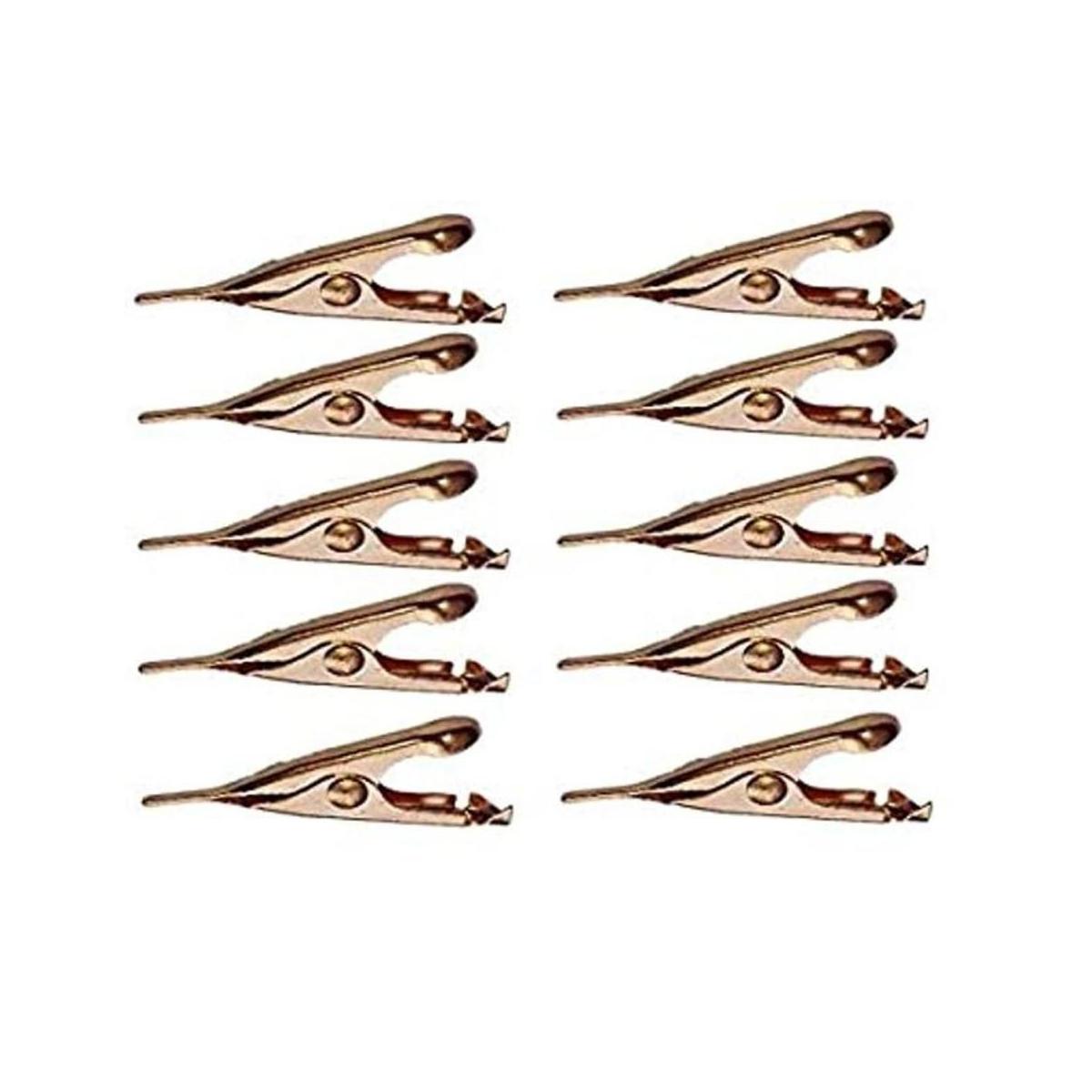 Corpco Micro Clips de prueba de cocodrilo sin dientes