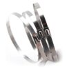 Kingrol 200 bridas de acero inoxidable autobloqueables con