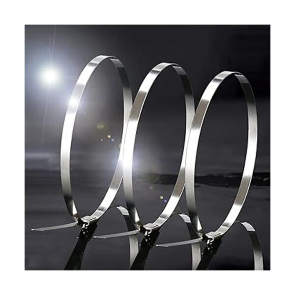 Kingrol 200 bridas de acero inoxidable autobloqueables con