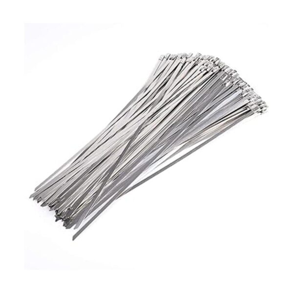 Kingrol 200 bridas de acero inoxidable autobloqueables con