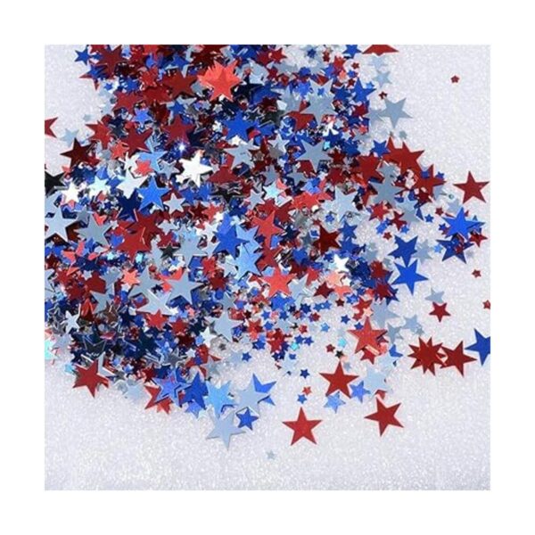 Mefuny Confeti metálico con estrellas de confeti 5.29_2