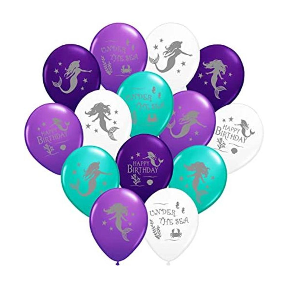 Globos de fiesta de sirena de Gypsy Jade de 12.0 in 32