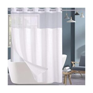 Juego de cortinas de ducha de tela estilo hotel no