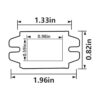 Dorhea Convertidor de voltaje de alimentación de 12 V a 6_6