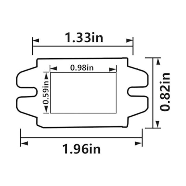 Dorhea Convertidor de voltaje de alimentación de 12 V a 6_6