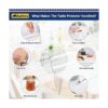 BigHala Protector de mesa de madera para muebles manteles_4