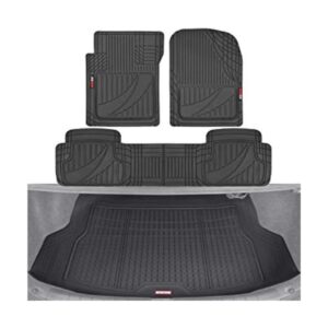 Motor Trend FlexTough Juego completo de alfombrillas de_1