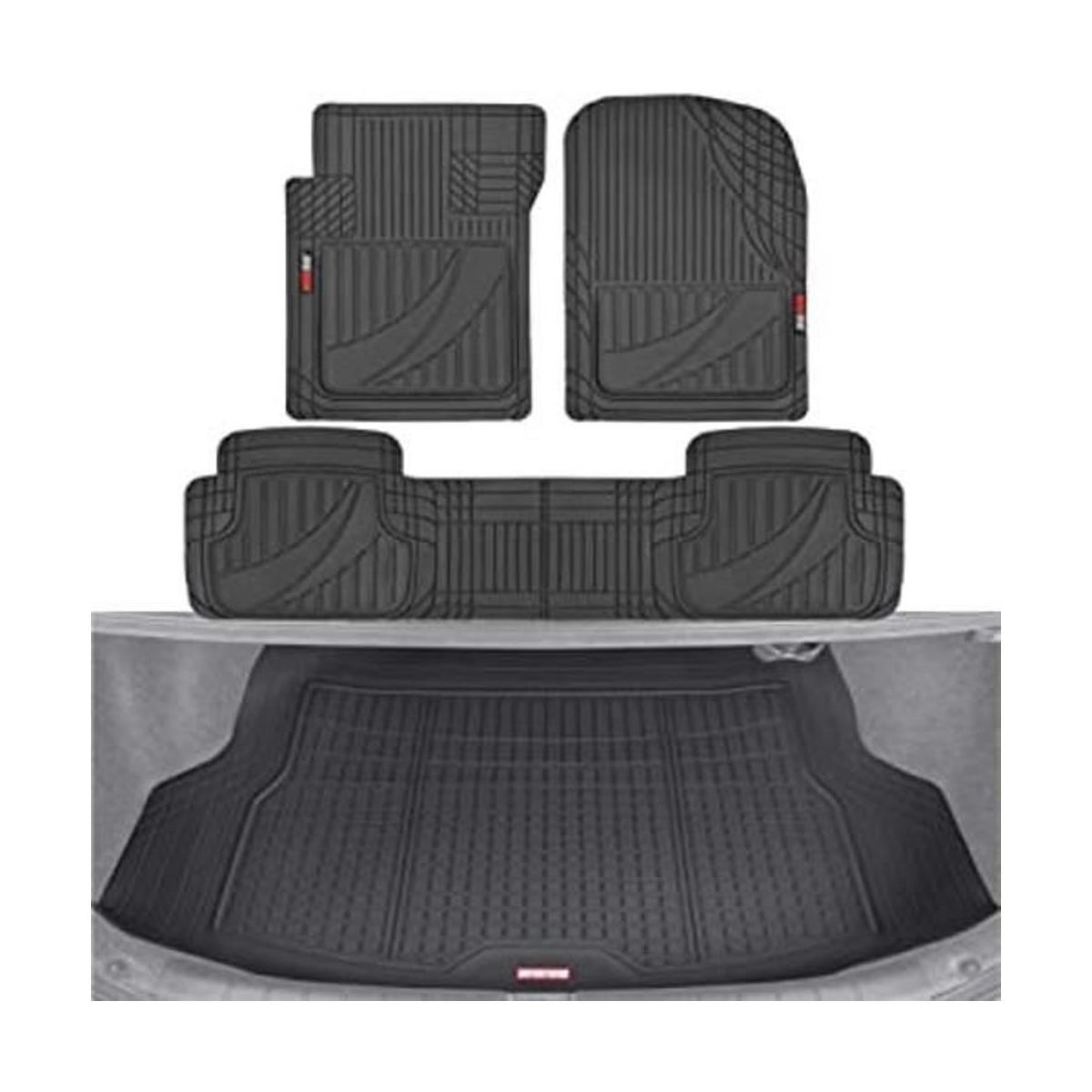 Motor Trend FlexTough Juego completo de alfombrillas de