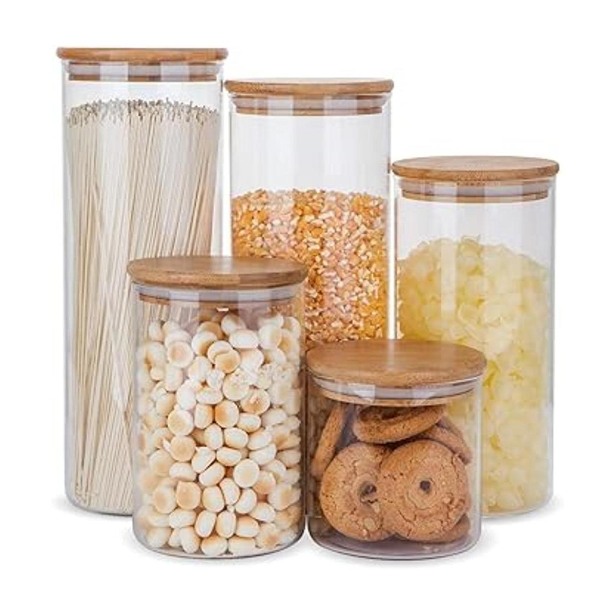 Juego de 5 recipientes de almacenamiento de alimentos