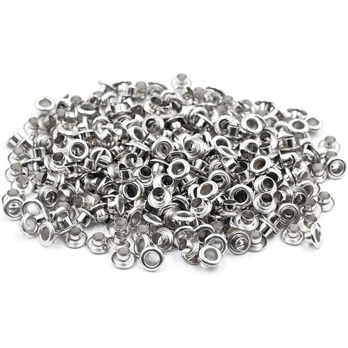 Mecion Ojales de aluminio con arandela 500 unidades