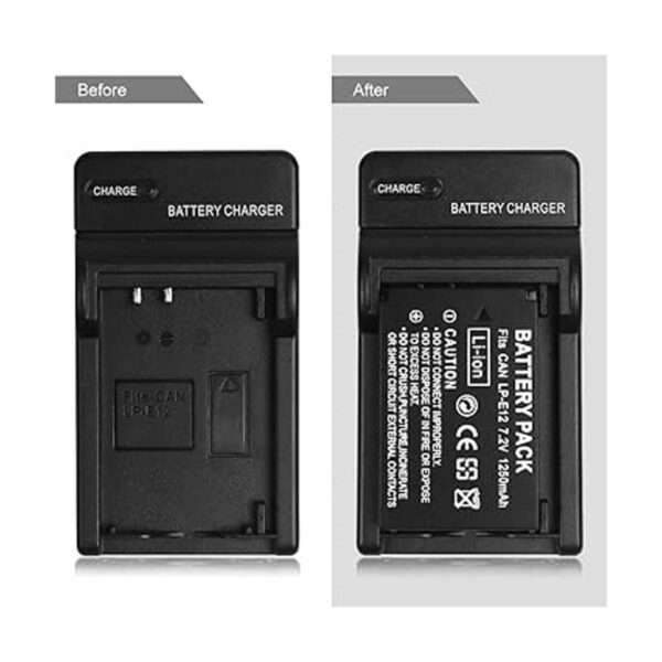 Cargador de batería LPE12 LPE12 LCE12 para cámaras Canon_3