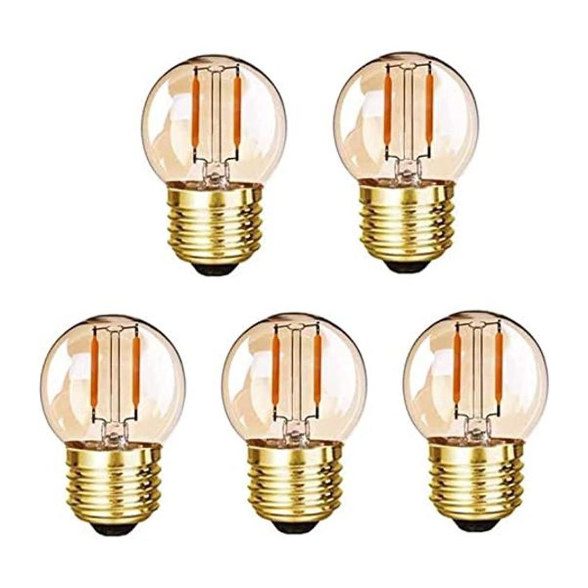 Lxcom Lighting Bombillas de filamento LED Edison G40G14