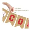 Rainlemon Yute Burlap Concesión Banner Béisbol Tema Bebé_4