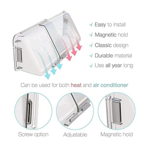 Home Intuition Deflector magnético ajustable de calor y_4