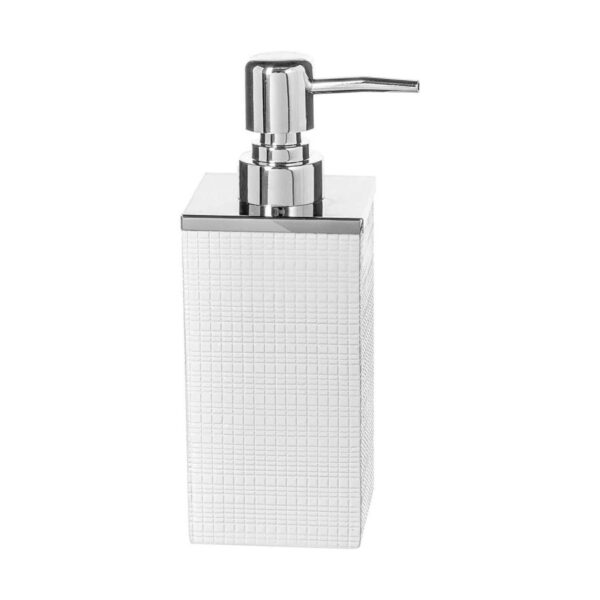 Creative Scents Dispensador de jabón líquido blanco para_1