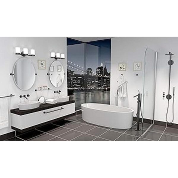 Gatco Glam Portarrollos de papel higiénico color negro_2