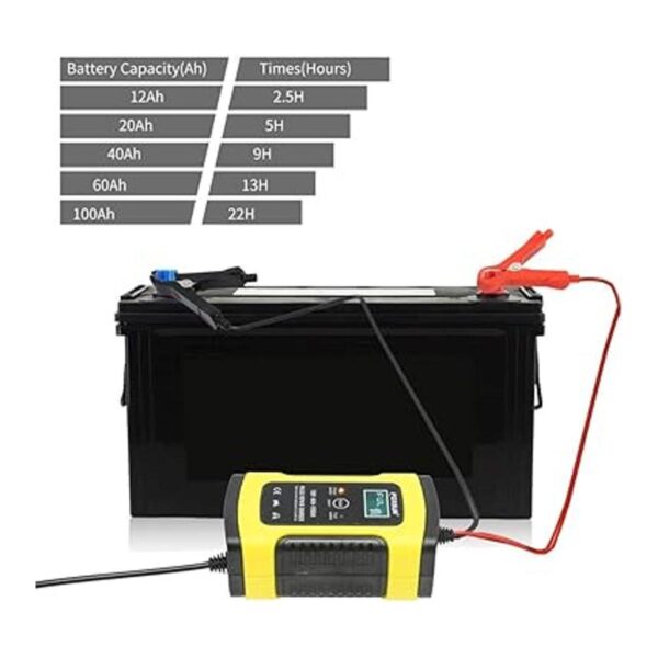 IEIK Cargador de batería inteligente automotriz de 12 V 5_2