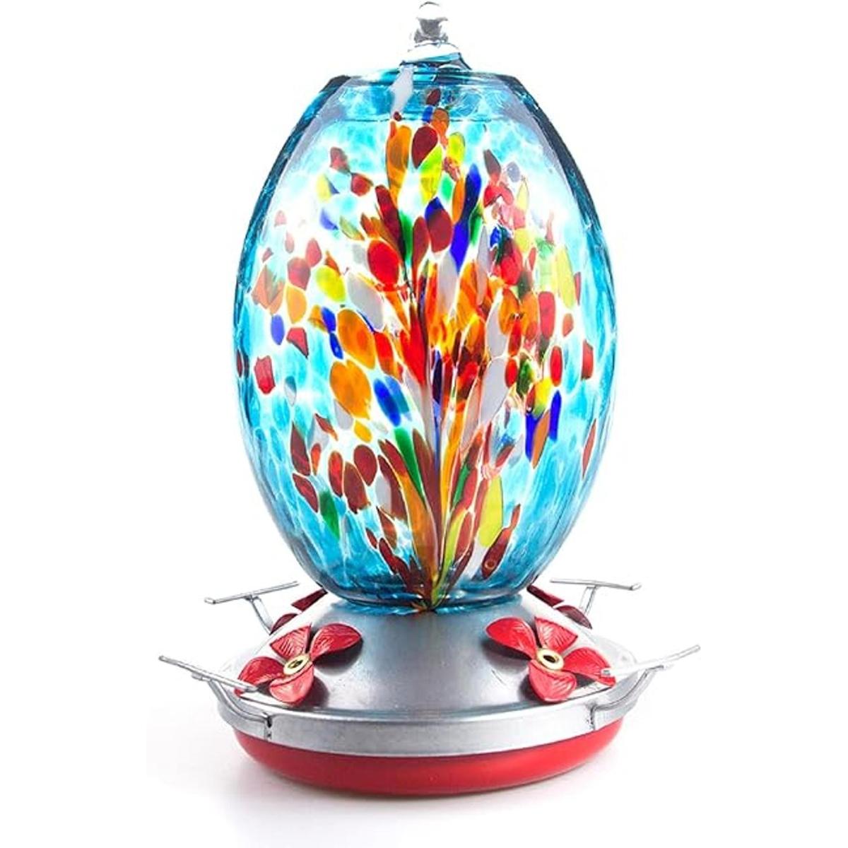 Muse Garden comedero para colibríes para exteriores hecho
