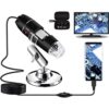 Bysameyee Microscopio digital USB 40X a 1000X cámara_1