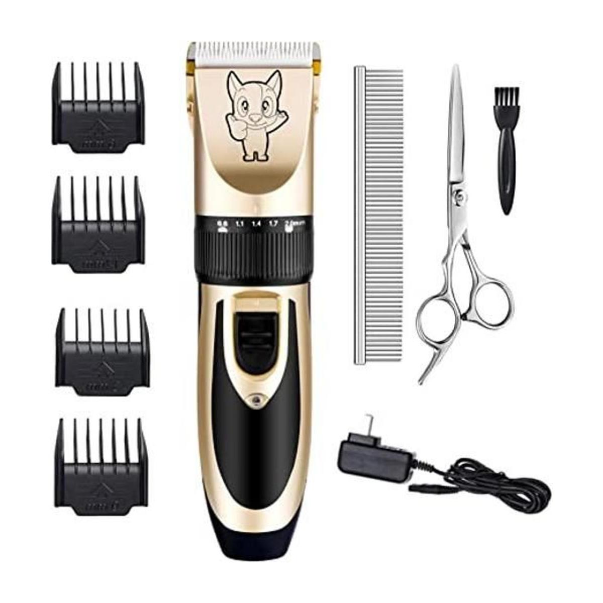 Kit de aseo para perros de bajo ruido eléctrico